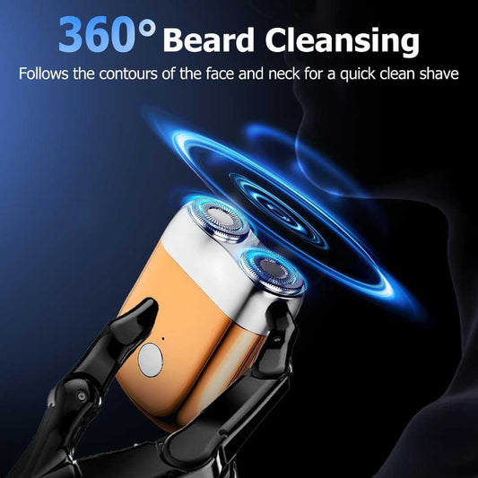 Mini Dual-Head Electric Shaver | ماكينة حلاقة كهربائية صغيرة