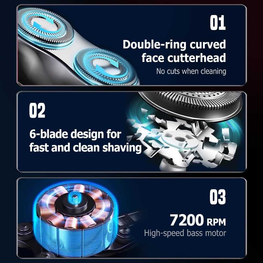 Mini Dual-Head Electric Shaver | ماكينة حلاقة كهربائية صغيرة