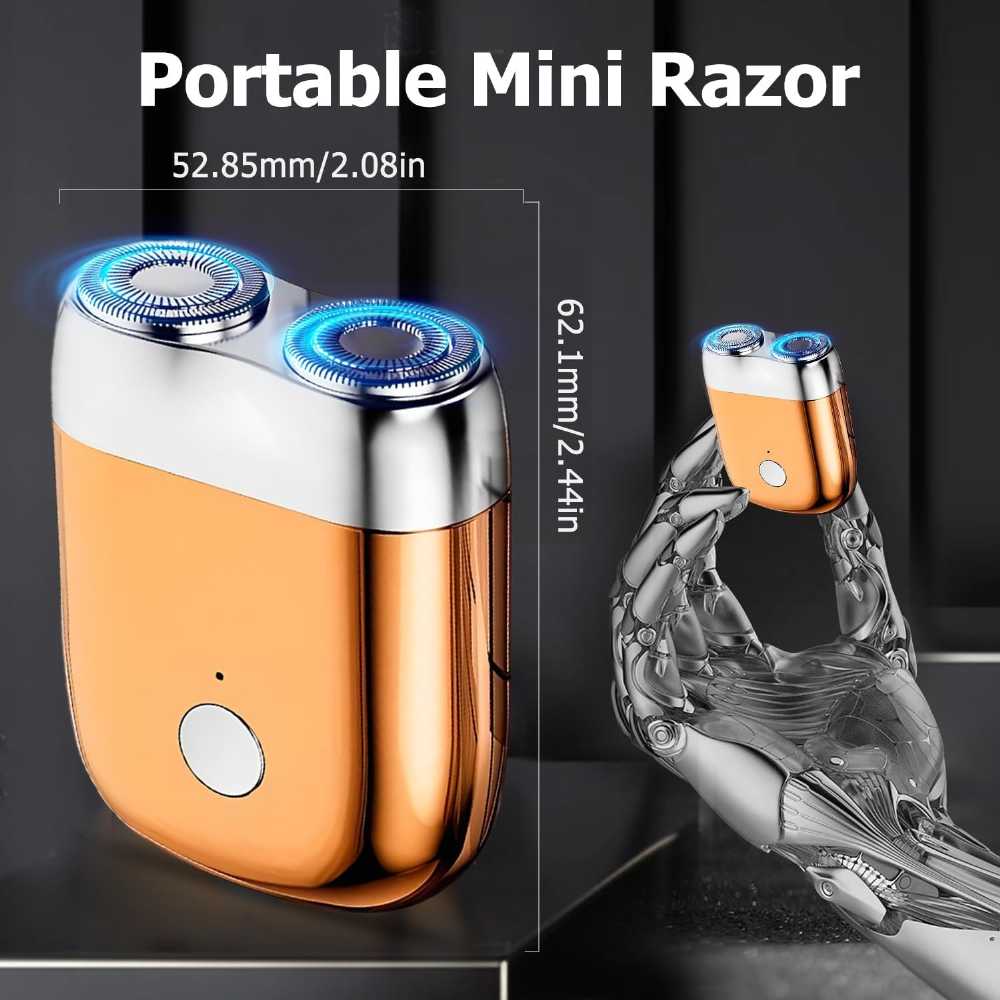 Mini Dual-Head Electric Shaver | ماكينة حلاقة كهربائية صغيرة